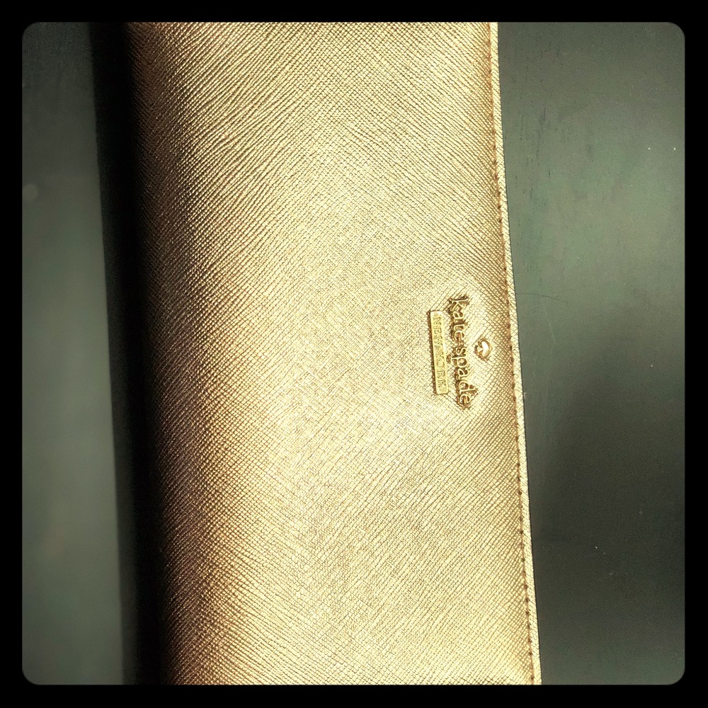 AUTHENTIC Kate Spade rose gold wallet